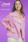 LOVE TREE Collared Neck Zip Up Jacket