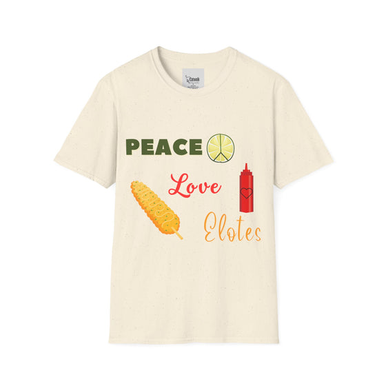 Peace, Love, Elotes Softstyle T-Shirt