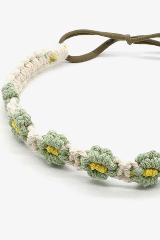 Assorted 2-Pack In My Circle Daisy Macrame Headband