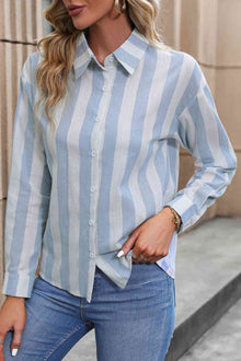  Striped Long Sleeve Shirt