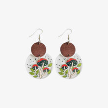  Printed Geometric Drop Earrings